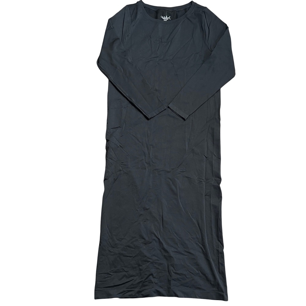 Isabel Maternity Dress XXL Black Long Sleeve Maxi Dress Lounge‎ Wear